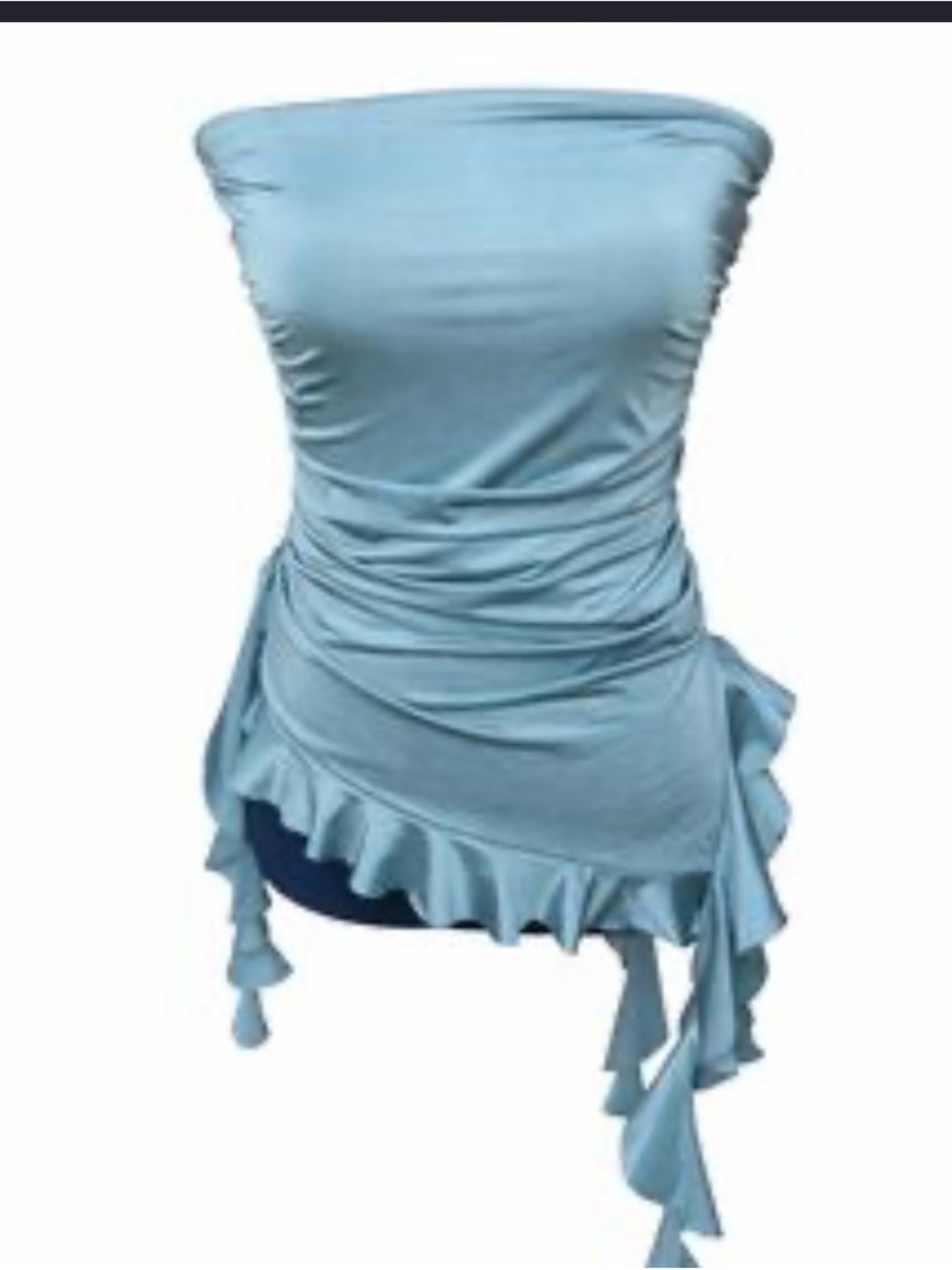 Tilly's Light Blue Strapless Tube Top